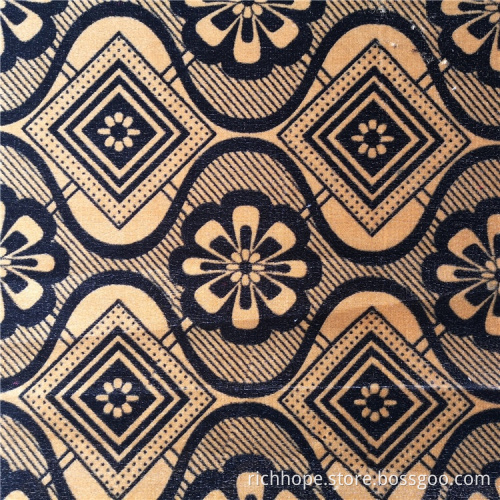 100% Polyester Schuss gestrickt afrikanisches Druckgewebe